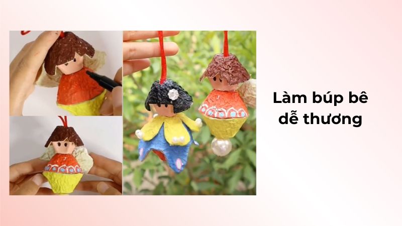 Làm búp bê dễ thương