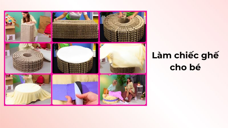 Làm chiếc ghế cho bé