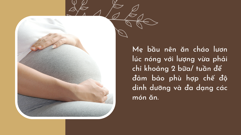 Mẹ bầu ăn cháo lươn cần lưu ý gì