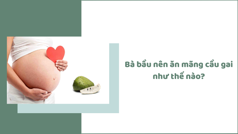 Bà bầu nên ăn mãng cầu gai như thế nào?