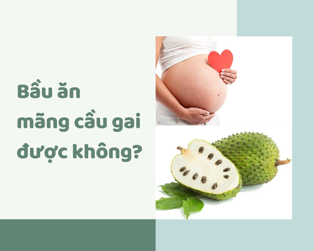 bầu ăn mãng cầu gai được không