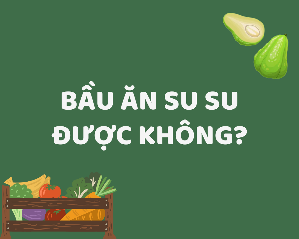 Bầu ăn su su được không