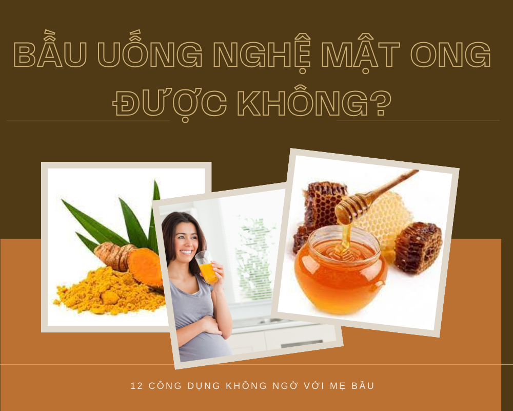 Bầu uống nghệ mật ong được không