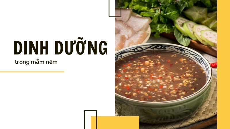 Dinh dưỡng có trong mắm nêm