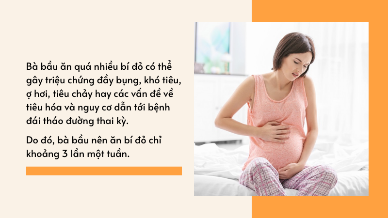 Tác dụng phụ khi bà bầu ăn quá nhiều bí đỏ