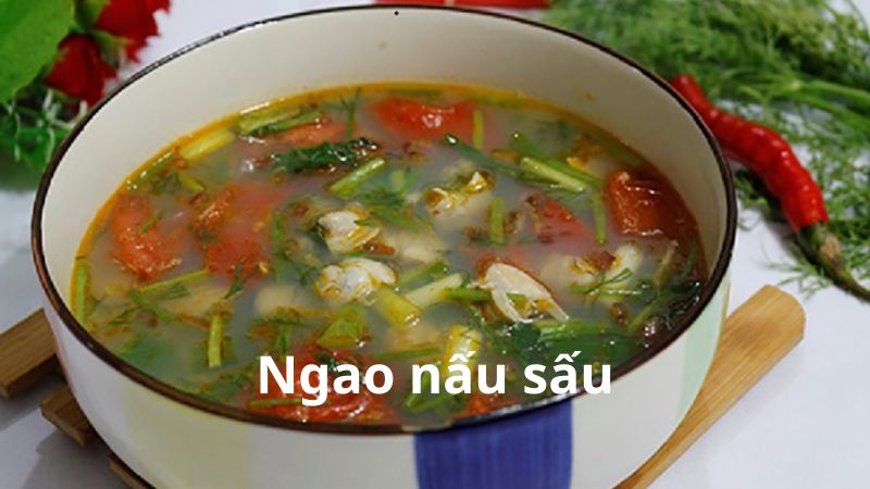 Ngao nấu sấu